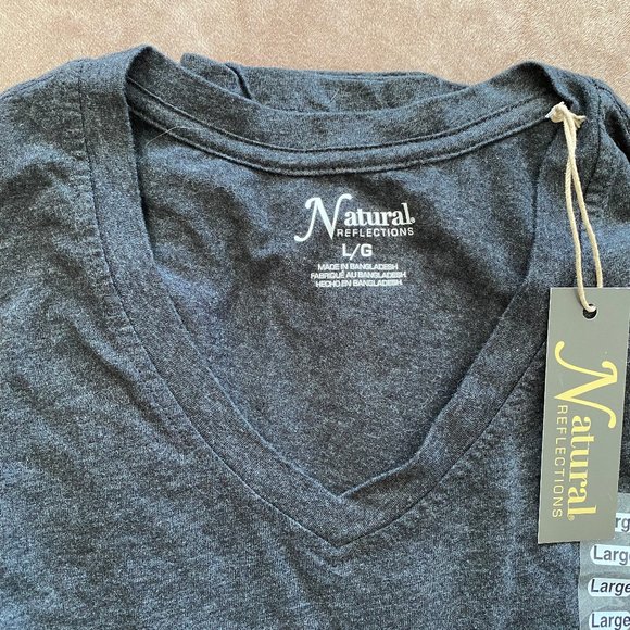 Charcoal Grey Long Sleeve V-N - Picture 3 of 4